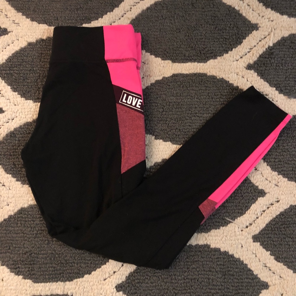 Pink Victoria’s Secret ultimate yoga leggings